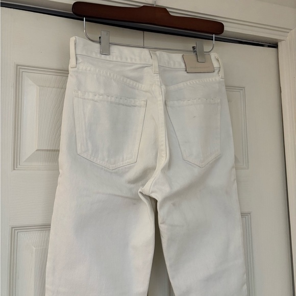 CITIZENS OF HUMANITY Charlotte High Rise Straight Jeans in White Denim - Picture 8 of 13
